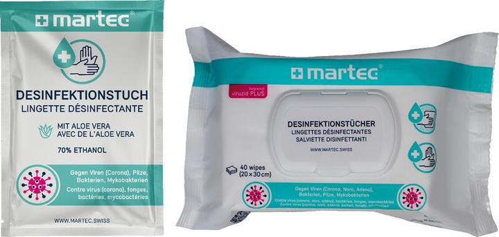 Produktbild Martec Desinfektionstücher