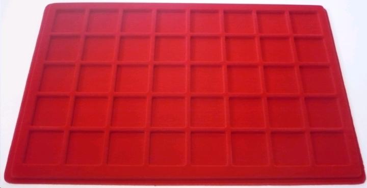 Actual product image Safe Gigant trays 34mm for coin casesRed