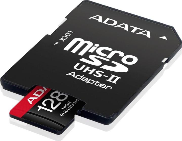 Actual product image Adata microSDXC card High Endurance 128 GB (128 GB, microSDXC, U3, UHS-I)