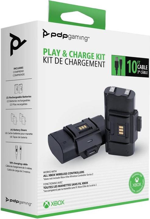 Image du produit PDP Kit "Jouer et charger (Xbox Series X, Xbox One X, Xbox One S, Xbox Series S)