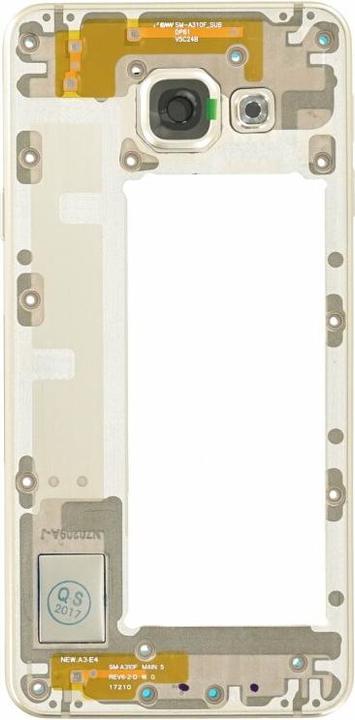 Produktbild Samsung A310F Galaxy A3 (2016) Rückseite Gold