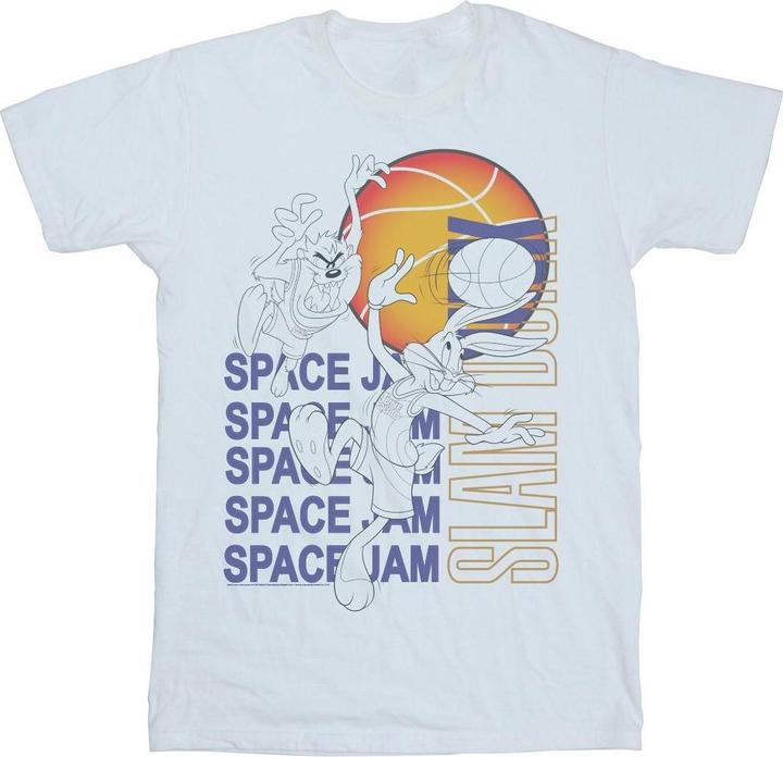 Actual product image Space Jam Mens Slam Dunk Alt T-Shirt (L)