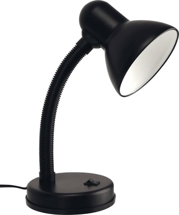 Produktbild DayLite Schreibtischleuchte HD2028, Metall, 230V, E27, IP20, schwarz (E27)