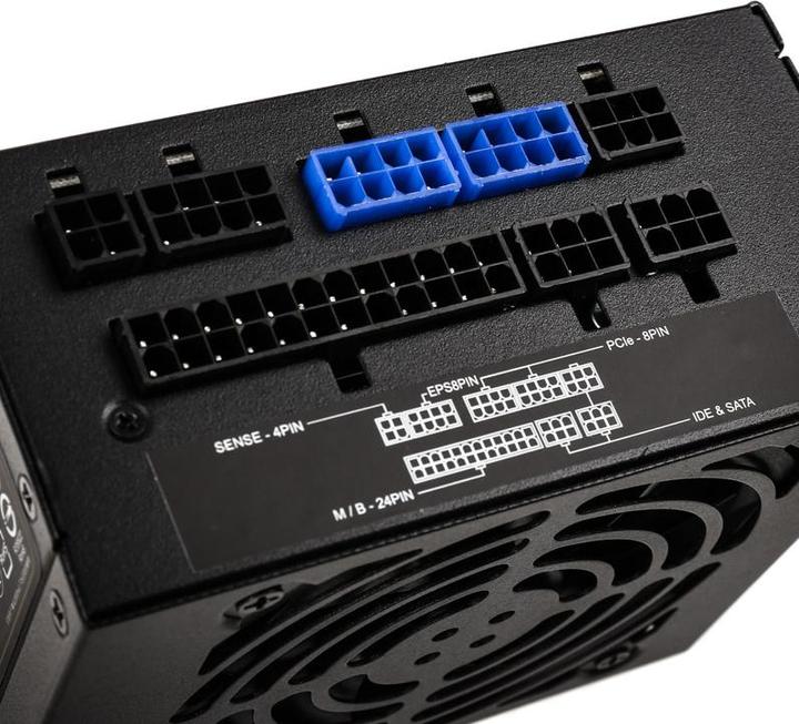 Actual product image Silverstone SST-SX500-G v1.1 SFX Power Supply 80 PLUS Gold, modular - 500 Watt (500 W)