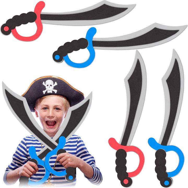 Immagine prodotto Relaxdays Sciabola dei Pirati, Set da 4