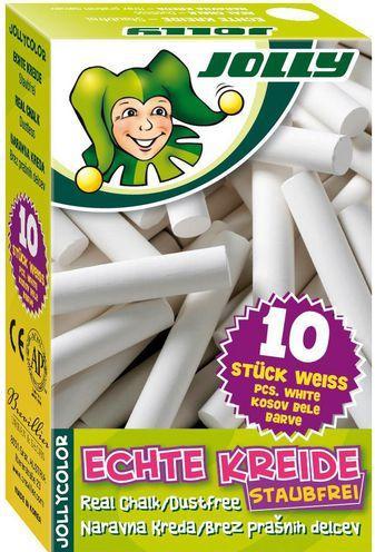 Immagine prodotto Jolly Bianco gesso 10 pezzi. (Bianco, 10 x)
