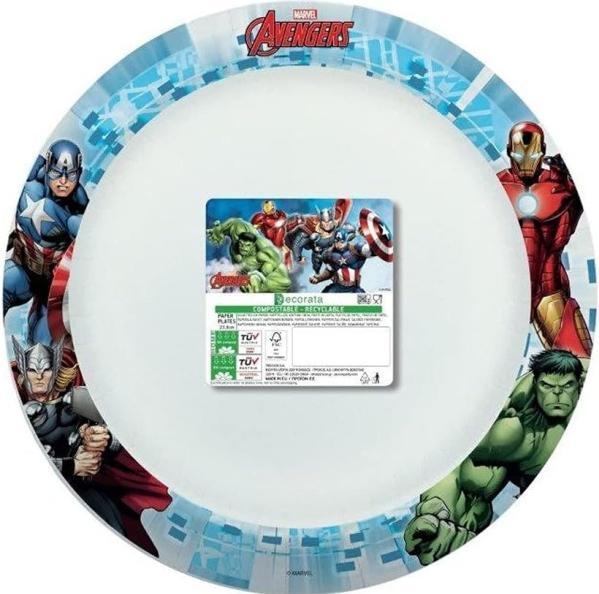 Actual product image Anagram Assiettes Avengers