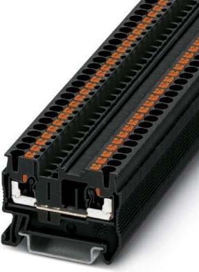 Actual product image Phoenix Contact PT 2,5 BK 3212330 Feed-through terminal 0.14 mm² 2.50 mm² Black 50 pcs.