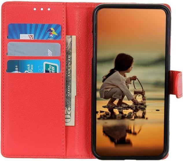 Produktbild MU Classic Litchi Leder Bookcover Series (Samsung Galaxy A14 5G, Samsung Galaxy A14)