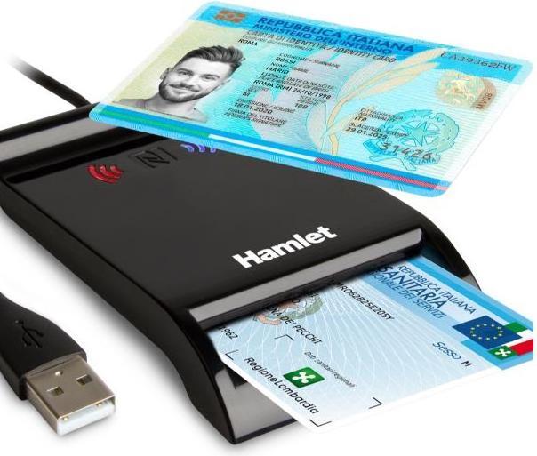Immagine prodotto Hamlet HUSCR-NFC Lettore Smart Card USB e (USB 2.0)