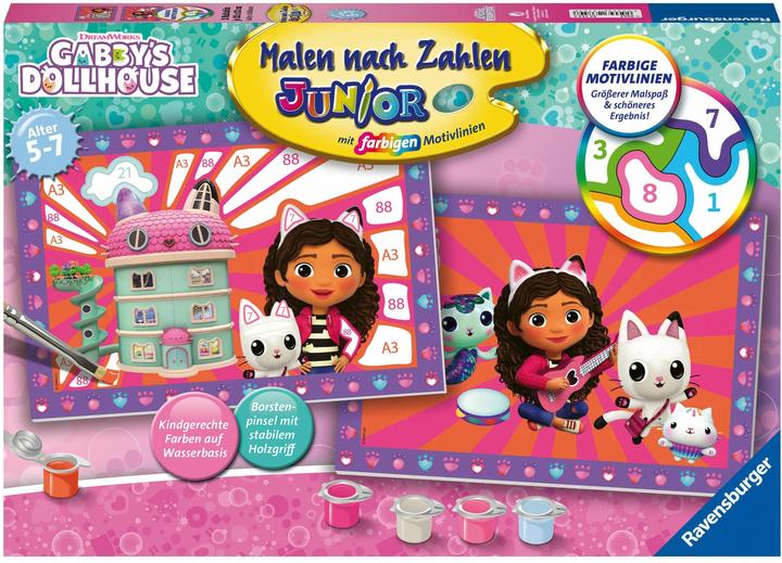 Produktbild Ravensburger Malen nach Zahlen 23754 - Gabby's Dollhouse - Kinder 5 - 7 Jahre