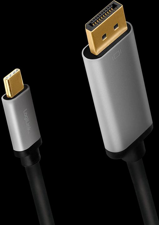 Produktbild LogiLink USB-/DisplayPort-Kabel (1.80 m, DisplayPort)