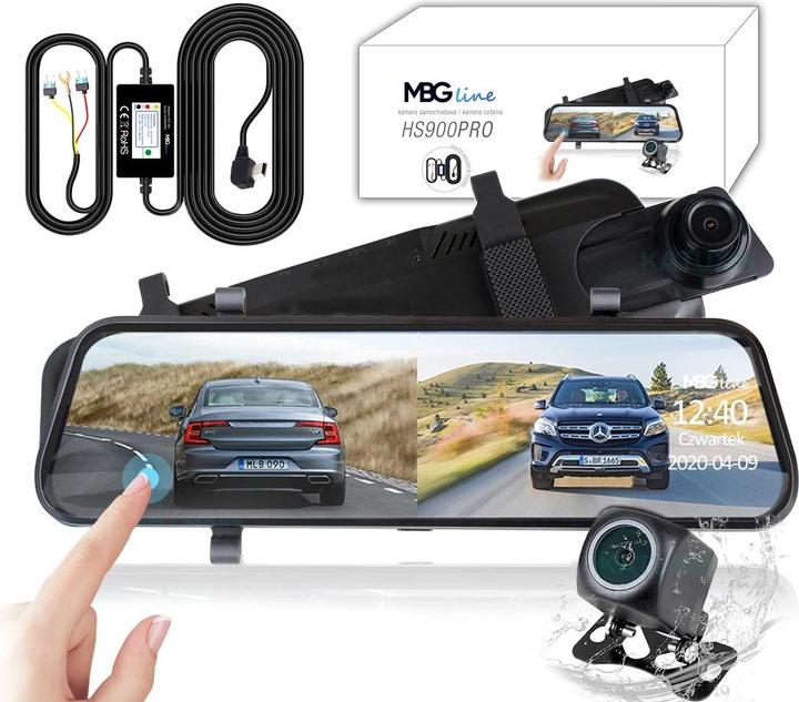 Actual product image MBG Line Video recorder HS900PRO (Built-in microphone, Built-in display, Bluetooth, Wi-Fi, QHD)