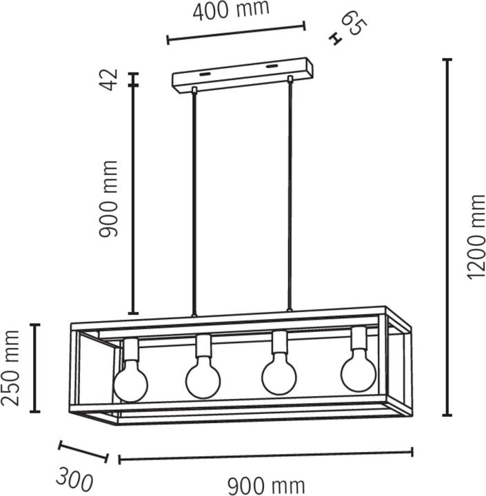 Image du produit Disco Möbel Pendule Kago (E27)