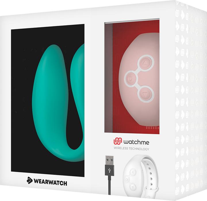 Produktbild Wearwatch Dual Pleasure Drahtlose Technologie Watchme Light Aquamarine / Coral