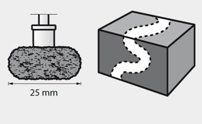 Actual product image Dremel Fine grinding discs coarse/medium Ø 25.0 mm, EZ SpeedClic compatible (2 pieces) (180)