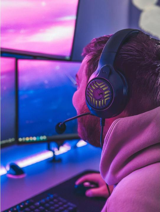 Actual product image Speedlink TYRON RGB Gaming Stereo Headset - for PC/PS5/PS4/Xbox Series X/S/Switch/OLED/Lite, black (Cable)