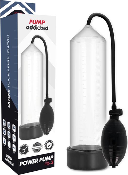 Actual product image Pump Addicted Penis pump " RX-7/ RX-5/ RX-3"