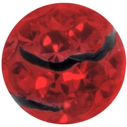 Produktbild Bijouteria Piercingverschluss (Chirurgenstahl 316L, Epoxiharz, Kristall)
