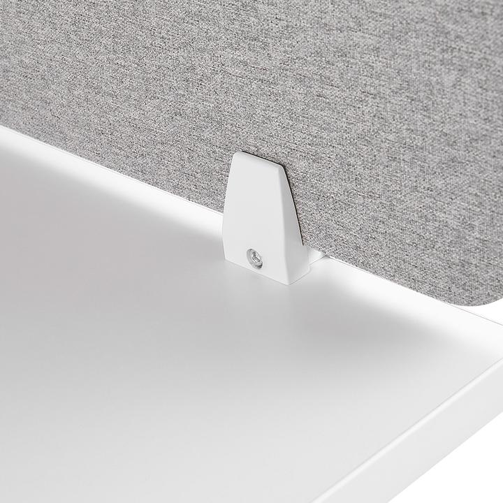 Produktbild Beliani Schreibtischtrennwand hellgrau 80 x 40 cm WALLY (80 x 40 cm)