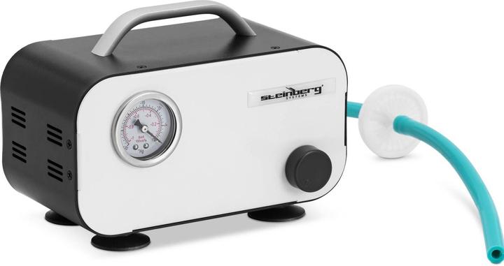 Actual product image Steinberg Elektrische Membran-Vakuumpumpe Laborpumpe Unterdruckpumpe ölfrei 30 W 15 l/min