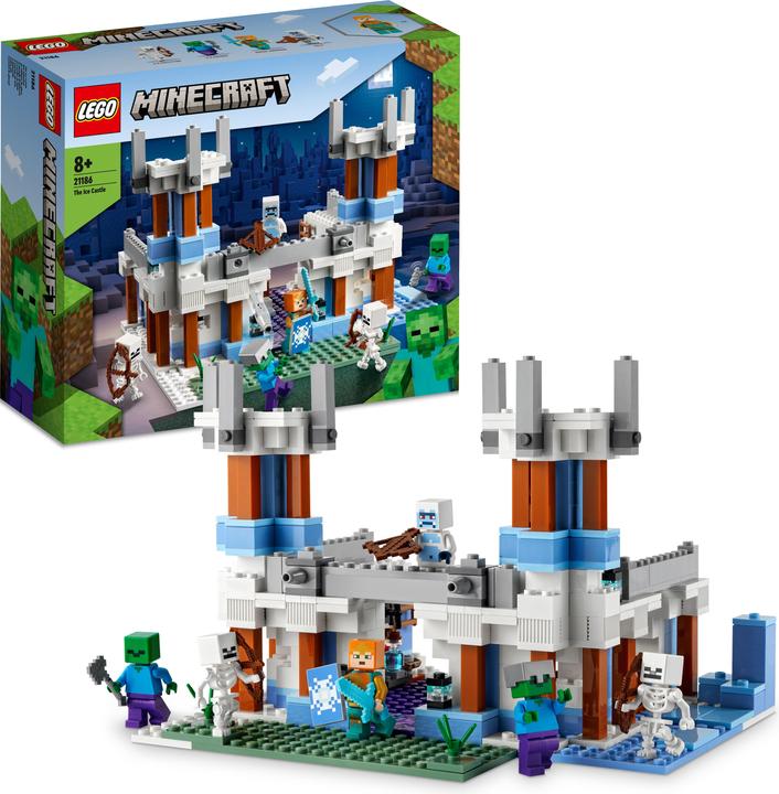 Produktbild LEGO Der Eispalast (21186, LEGO Minecraft)