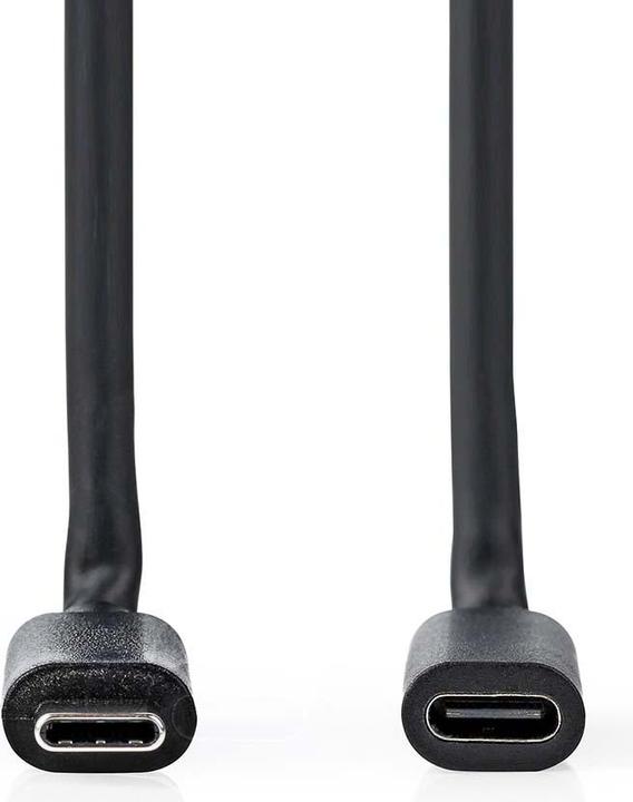 Image du produit Nedis Câble USB | USB 3.2 Gen 1 | USB-C™ mâle | USB-C™ femelle | 60 W | 4K@60Hz | 5 Gbps | Vernick (2 m, USB 3.2 Gen 1)