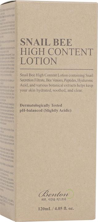 Produktbild Benton Snail Bee High Content Lotion (120 ml, Gesichtsfluid)