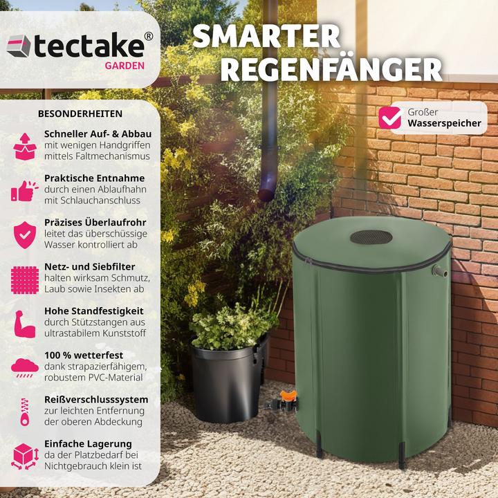 Actual product image tectake Rainwater Tank (250 l)