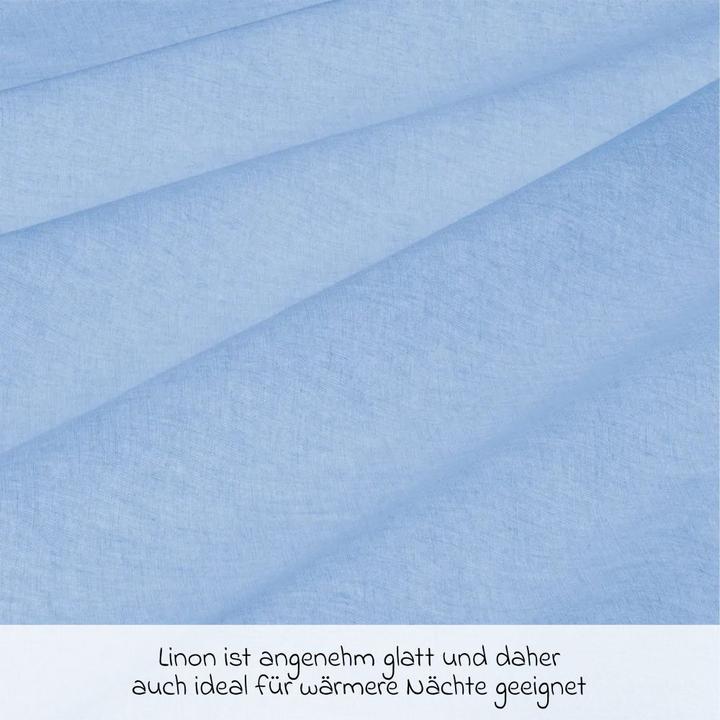 Image du produit Makian Parures de lit bébé Parure de lit 80 x 80 cm - Bleu clair uni
