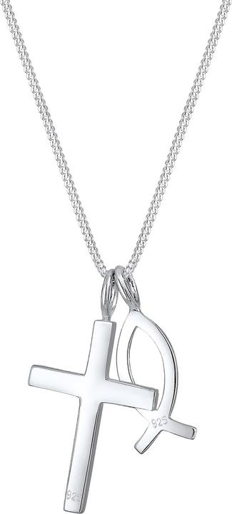 Image du produit Elli Poisson, croix (Argent sterling 925, 45 - 55 cm)