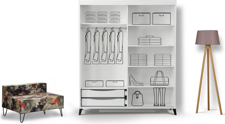 Produktbild Hanah Home Aydin (190 x 60 x 216 cm)