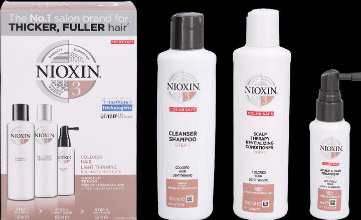 Actual product image Nioxin System 3 Trial Kit 350ml (Hair care set)