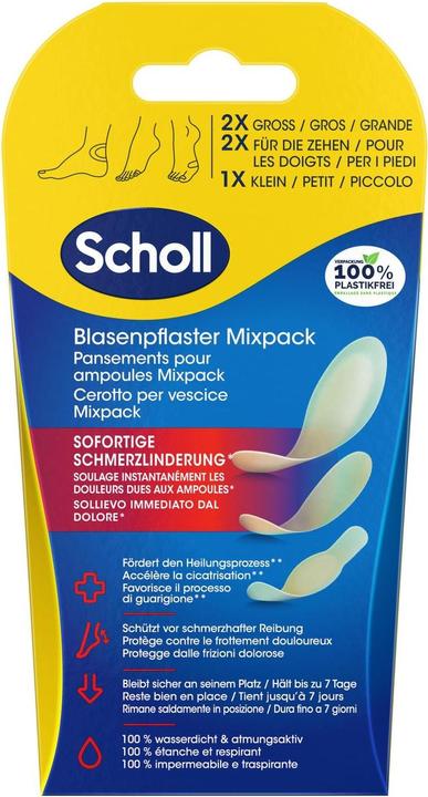 Scholl Blasenpflaster Mixpack 5 Stück Karton (5 x)
