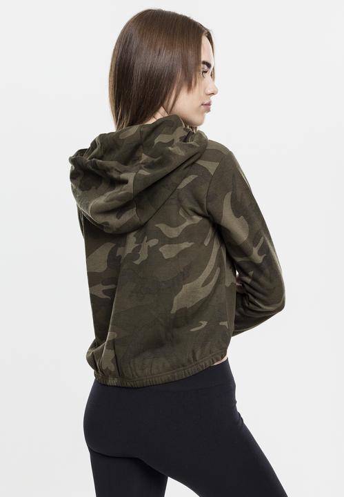 Immagine prodotto Urban Classics Felpa con cappuccio mimetica da donna (XS)