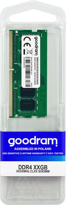 Produktbild Goodram GR2400S464L1716G (1 x 16GB, 2400 MHz, DDR4-RAM, SO-DIMM)