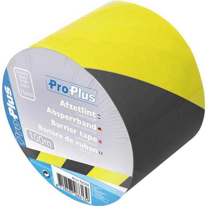 Produktbild ProPlus Absperrband gelb/schwarz
