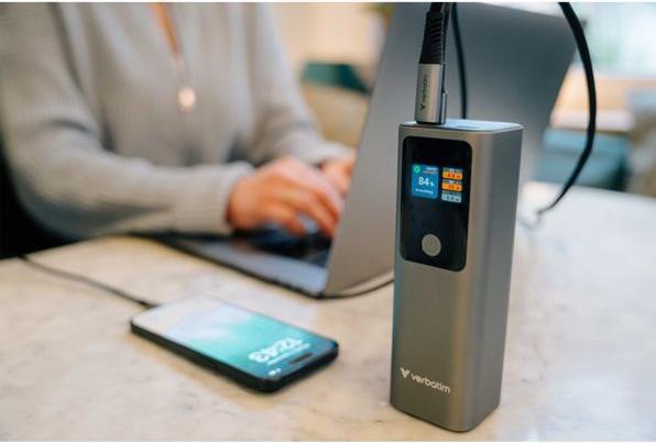 Image du produit Verbatim CnGo Power Bank 27000mAh 183W (27000 mAh, 183 W, 99.90 Wh)