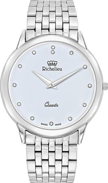 Actual product image Richelieu Classic white watch (40 mm)
