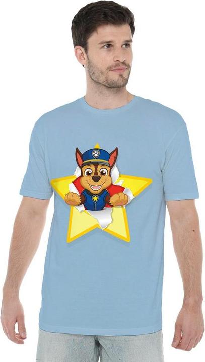 Immagine prodotto Paw Patrol Maglietta Chase Stella Strappata Uomo (XL)