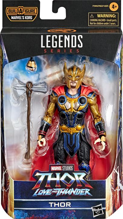 Produktbild Hasbro Marvel Legends Thor: Love and Thunder 15 cm grosse Thor Action-Figur zum Sammeln, 3 Accessoires