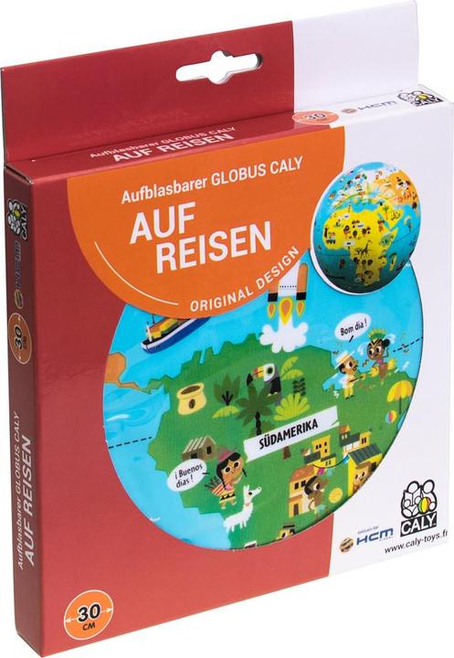 Produktbild HCM Kinzel Aufblasbarer Globus Auf Reisen (30 cm)