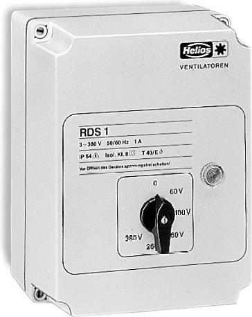 Actual product image Helios HELI RDS2 Transformer speed controller IP54 3ph 400V 2.0A