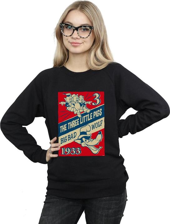 Produktbild Disney Three Little Pigs And The Big Bad Wolf Sweatshirt (M)