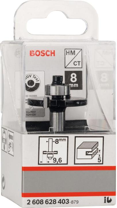 Actual product image Bosch Professional Zubehör Slot milling cutter, 8 mm, D1 32