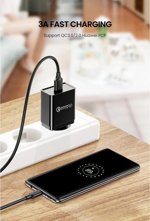 Actual product image Ugreen USB-C to USB-A 3.0 3A Data Cable (1 m, USB 3.0)