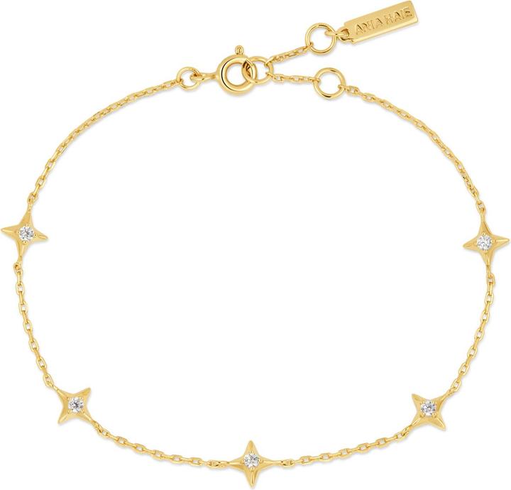 Produktbild Ania Haie Gold Stars Station Armband (16.50 cm, 925er Silber)