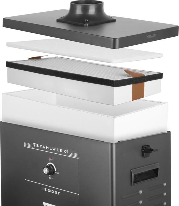 Actual product image Stahlwerk Fume extraction unit FE-210 ST with triple filter and 210 W extraction system (Extraction system)