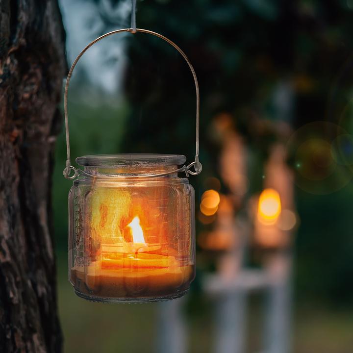 Actual product image Relaxdays 12x lantern (1 x, 9.5 x 8.5 x 18 cm)
