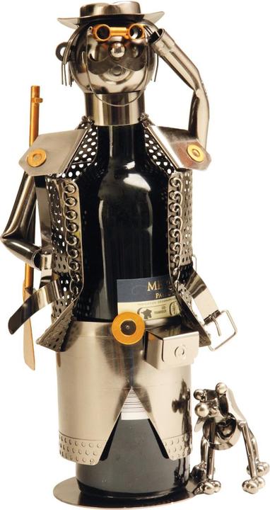 Actual product image IKO Wine bottle holder 'Hunter' h = 32cm (Wine bottle holder)